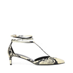 Décolleté Mia in pelle con stampa pitone F3085 803121 KHAITE 