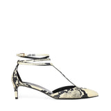 Décolleté Mia in pelle con stampa pitone F3085 803121 KHAITE 