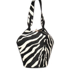 Borsa Lotus Mini in cavallino e suede H2056 1002294 KHAITE 