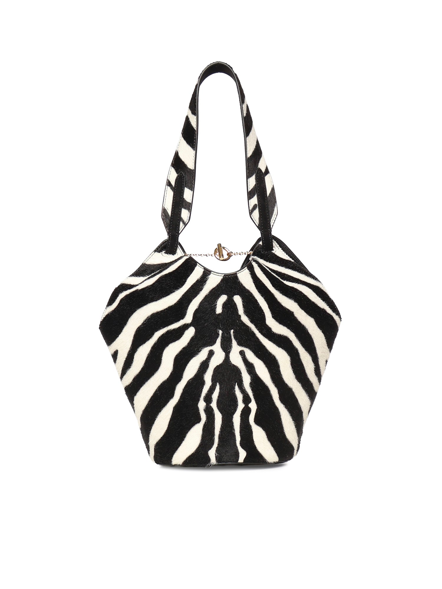 Borsa Lotus Mini in cavallino e suede H2056 1002294 KHAITE 