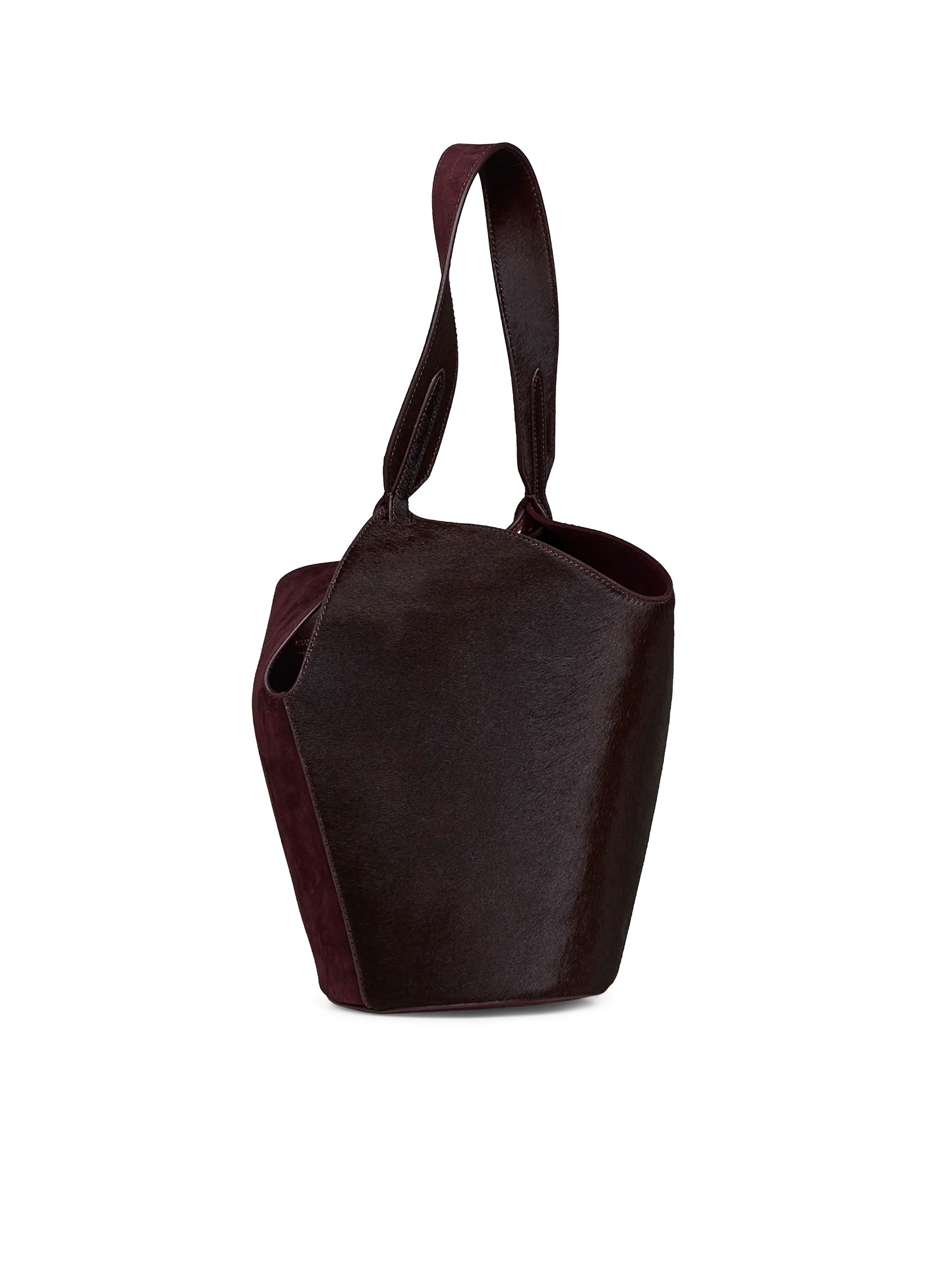 Borsa Lotus Mini in cavallino<BR/> H2056 978585 KHAITE 