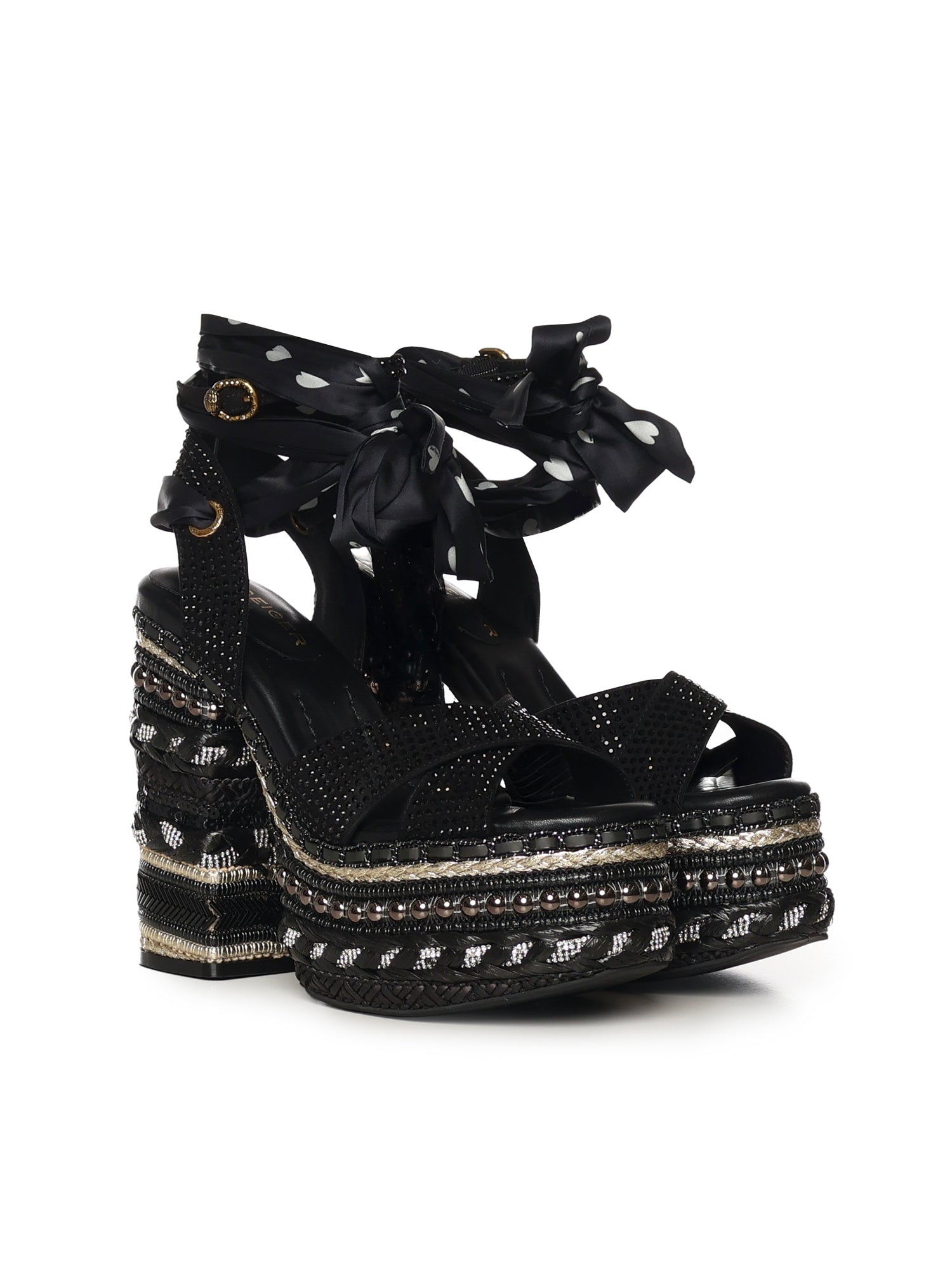 Sandali Chelsea Scarf Platform 4352405609 BLACK KURT GEIGER 
