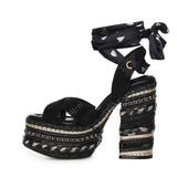 Sandali Chelsea Scarf Platform 4352405609 BLACK KURT GEIGER 