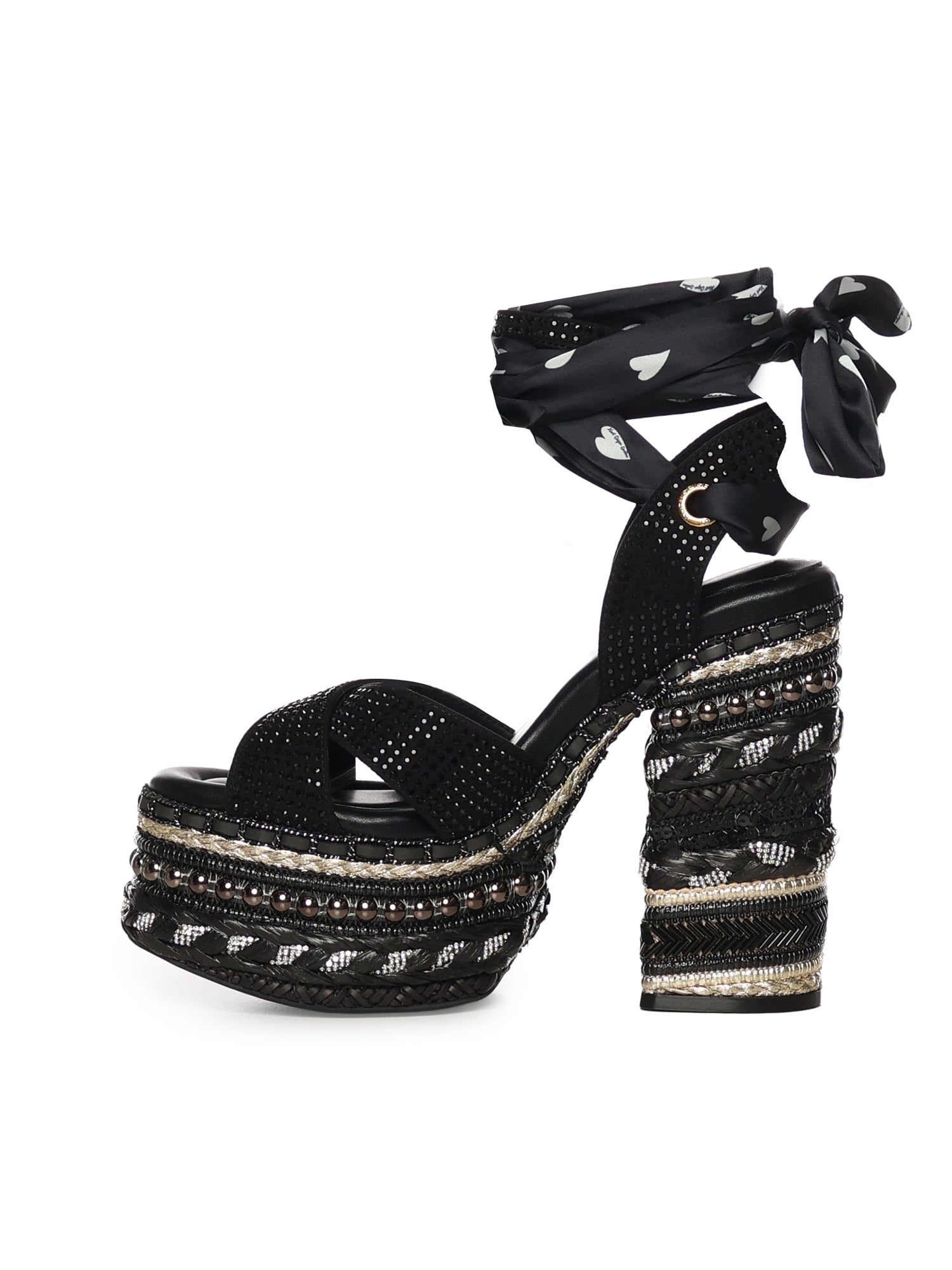 Sandali Chelsea Scarf Platform 4352405609 BLACK KURT GEIGER 