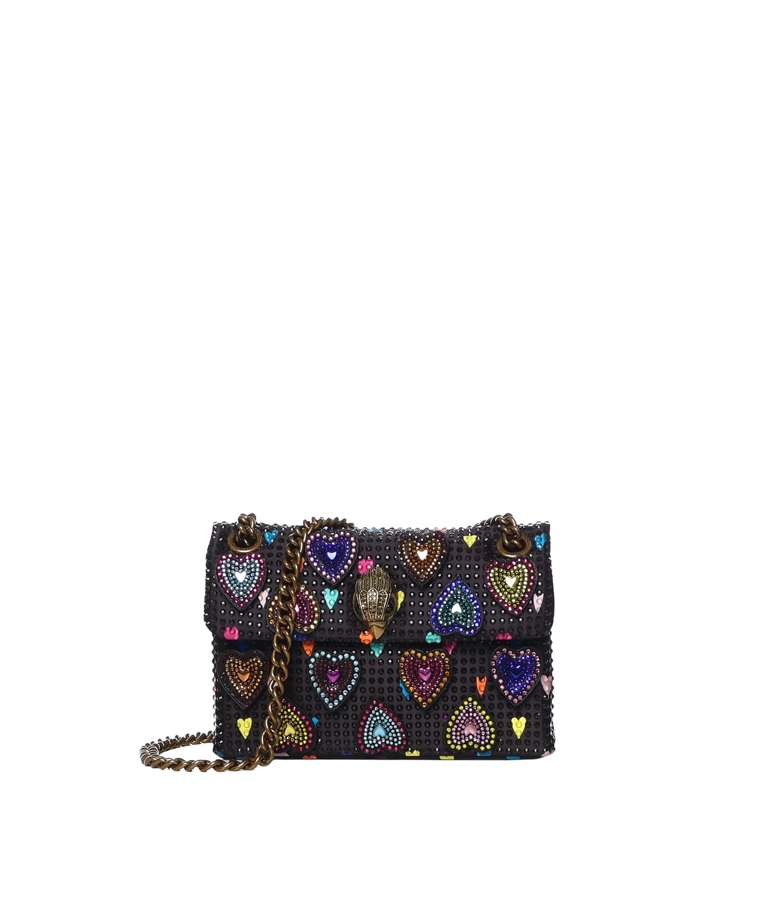 Borsa a tracolla mini Kensington Heart 5374105609 BLACK KURT GEIGER 