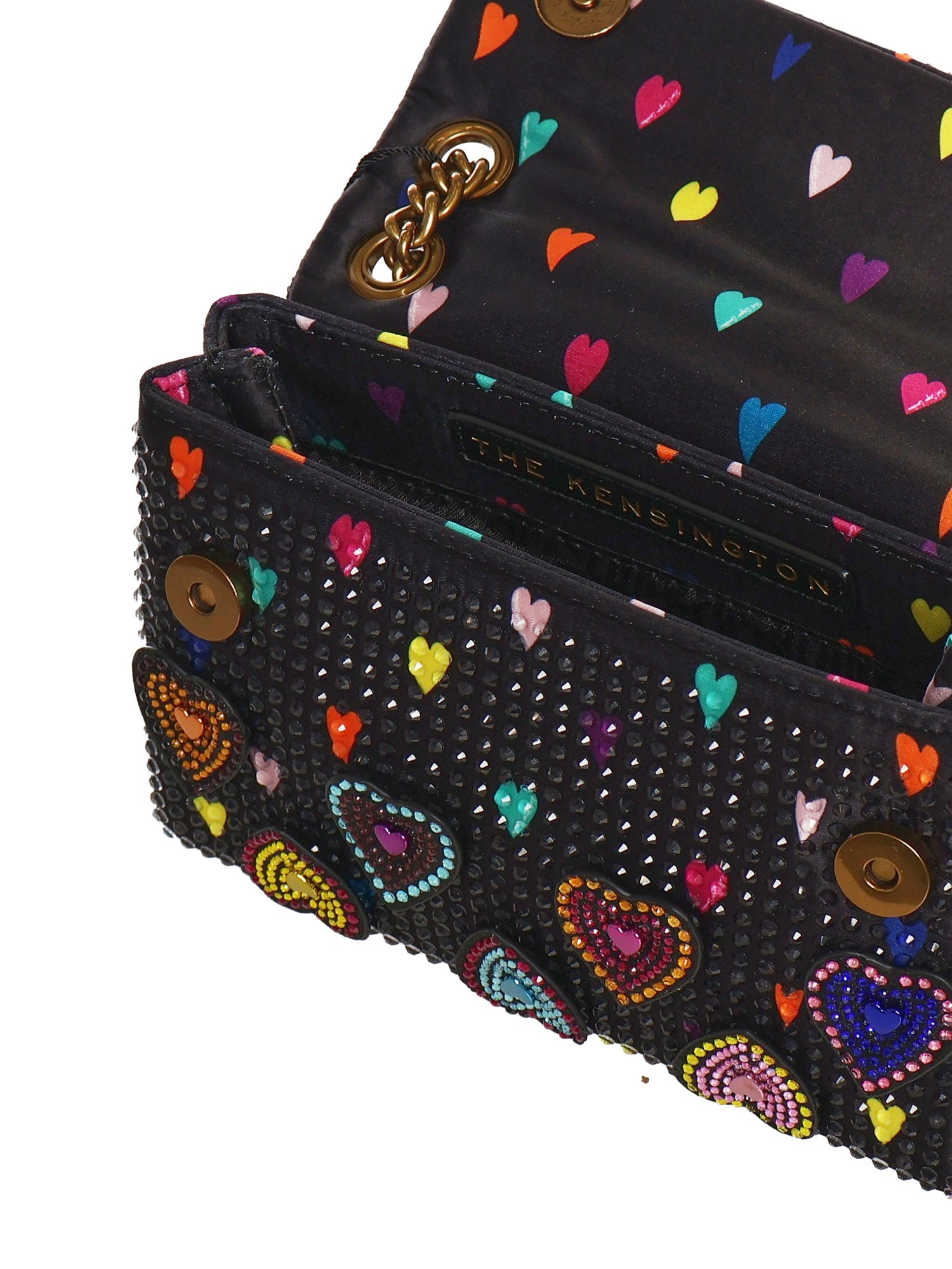 Borsa a tracolla mini Kensington Heart 5374105609 BLACK KURT GEIGER 