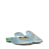 Mule Embroidered 5387783069 PALE BLUE KURT GEIGER 