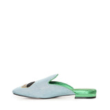Mule Embroidered 5387783069 PALE BLUE KURT GEIGER 