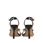 Sandali in vernice con cristalli 5393700309 BLACK KURT GEIGER 