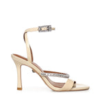 Sandali in vernice con cristalli 5393742309 CREAM KURT GEIGER 
