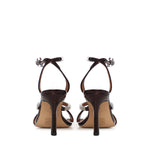 Sandali in vernice con cristalli 5393754309 WINE KURT GEIGER 