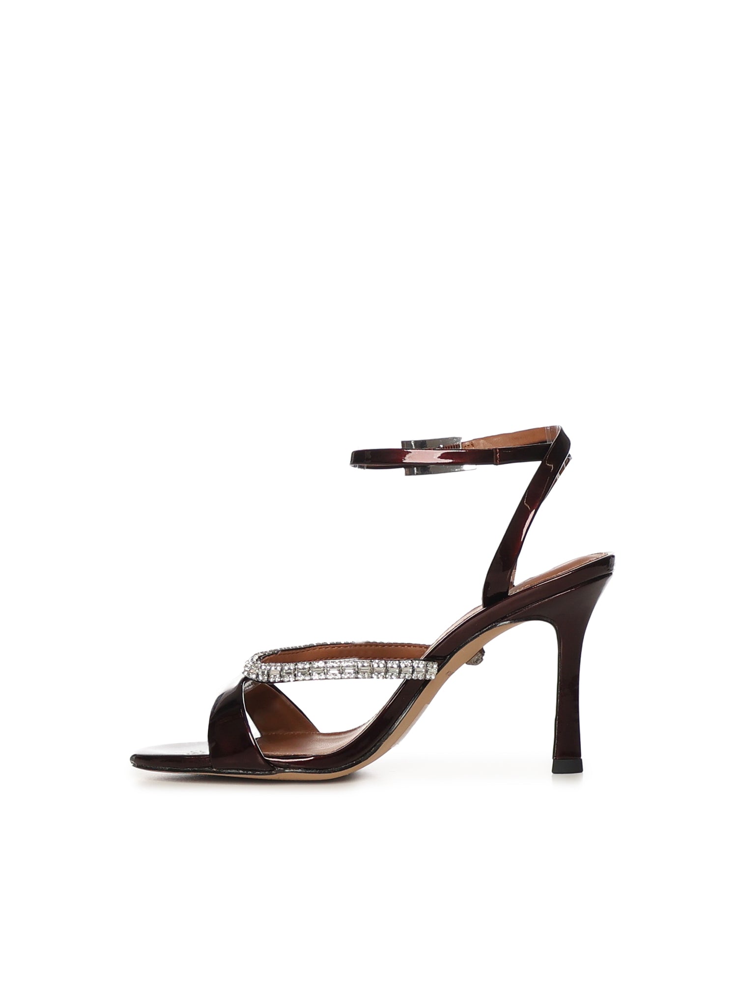 Sandali in vernice con cristalli 5393754309 WINE KURT GEIGER 