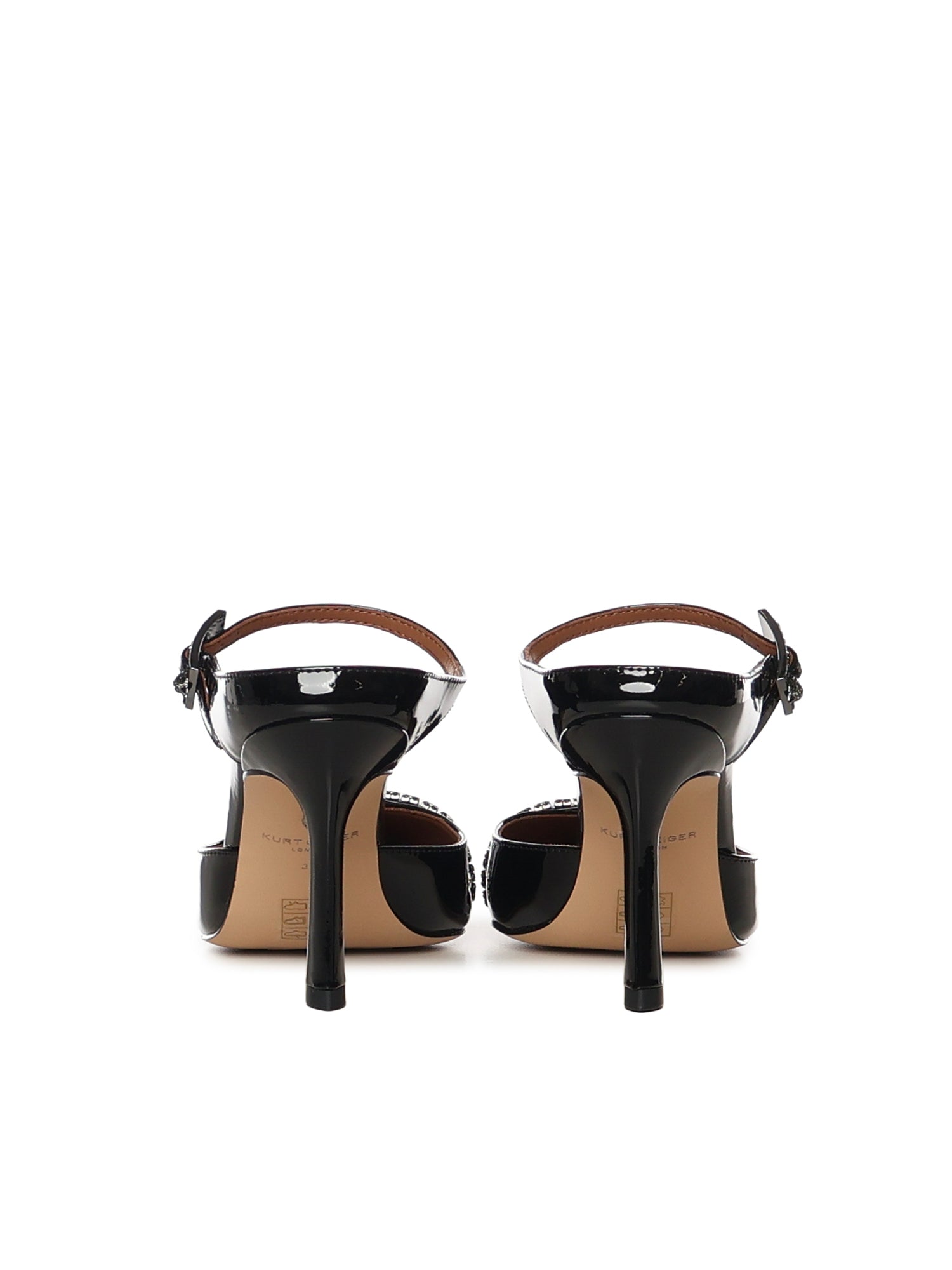 Mule in vernice con cristalli 5394000309 BLACK KURT GEIGER 
