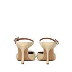 Mule in pelle con cristalli 5394042109 CREAM KURT GEIGER 