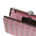 Clutch Crystal Kensington con cristalli 5569657609 PINK KURT GEIGER 