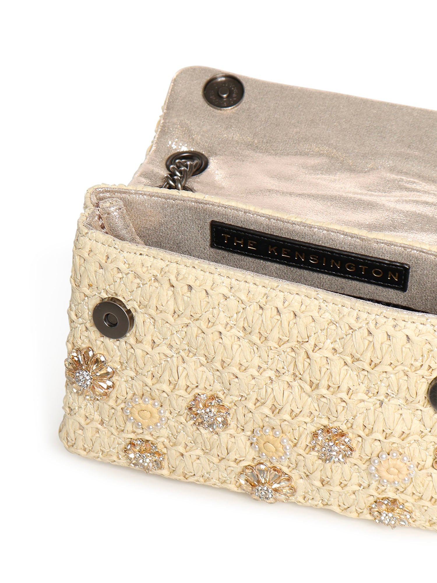 Mini bag Kensington in rafia 5576840999 BEIGE KURT GEIGER 