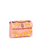 Mini bag Kensington in rafia 5576896999 PEACH KURT GEIGER 