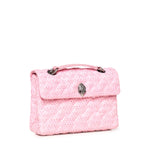 Borsa Kensington in rafia 5582698999 PINK KURT GEIGER 