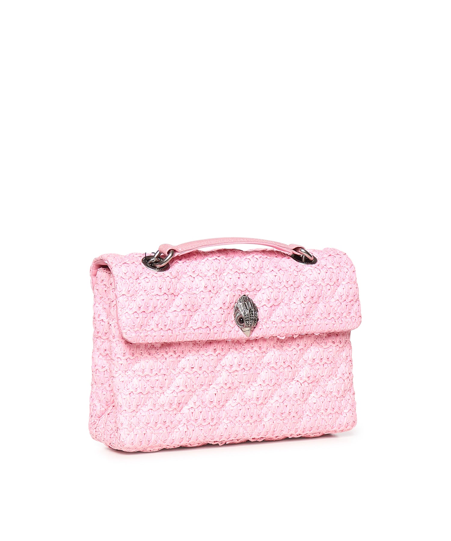Borsa Kensington in rafia 5582698999 PINK KURT GEIGER 