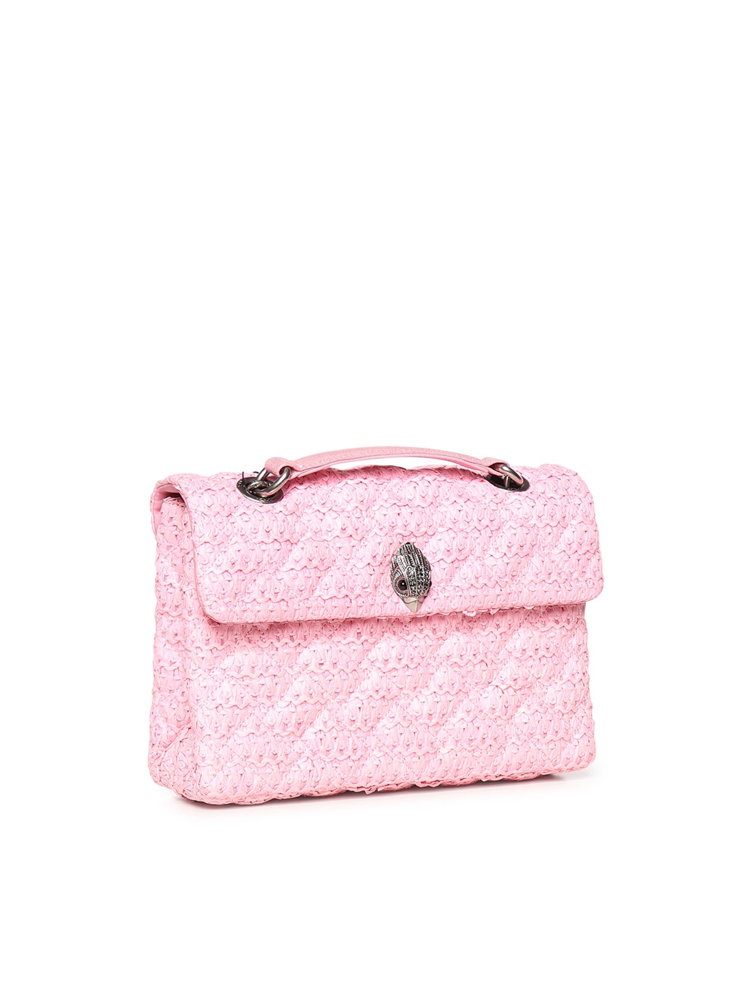 Borsa Kensington in rafia 5582698999 PINK KURT GEIGER 
