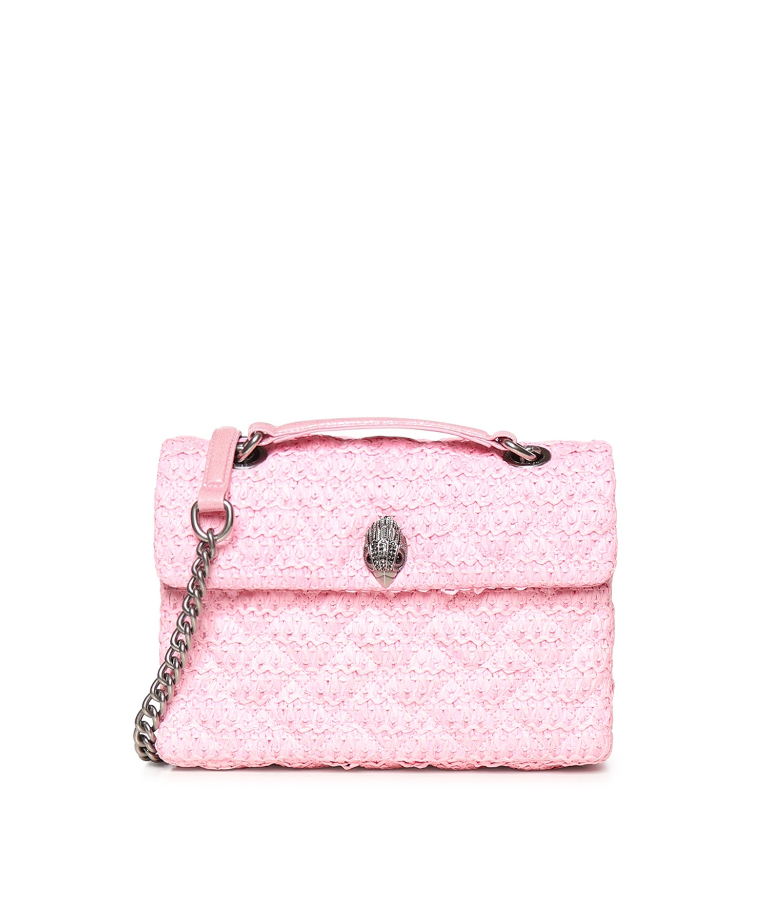 Borsa Kensington in rafia 5582698999 PINK KURT GEIGER 