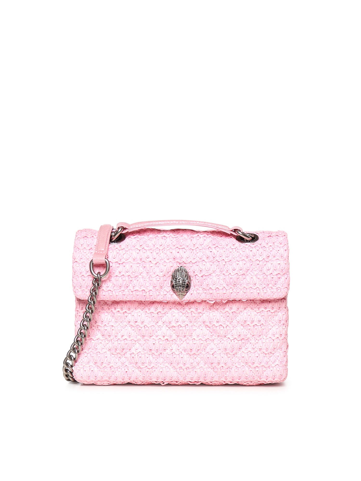 Borsa Kensington in rafia 5582698999 PINK KURT GEIGER 
