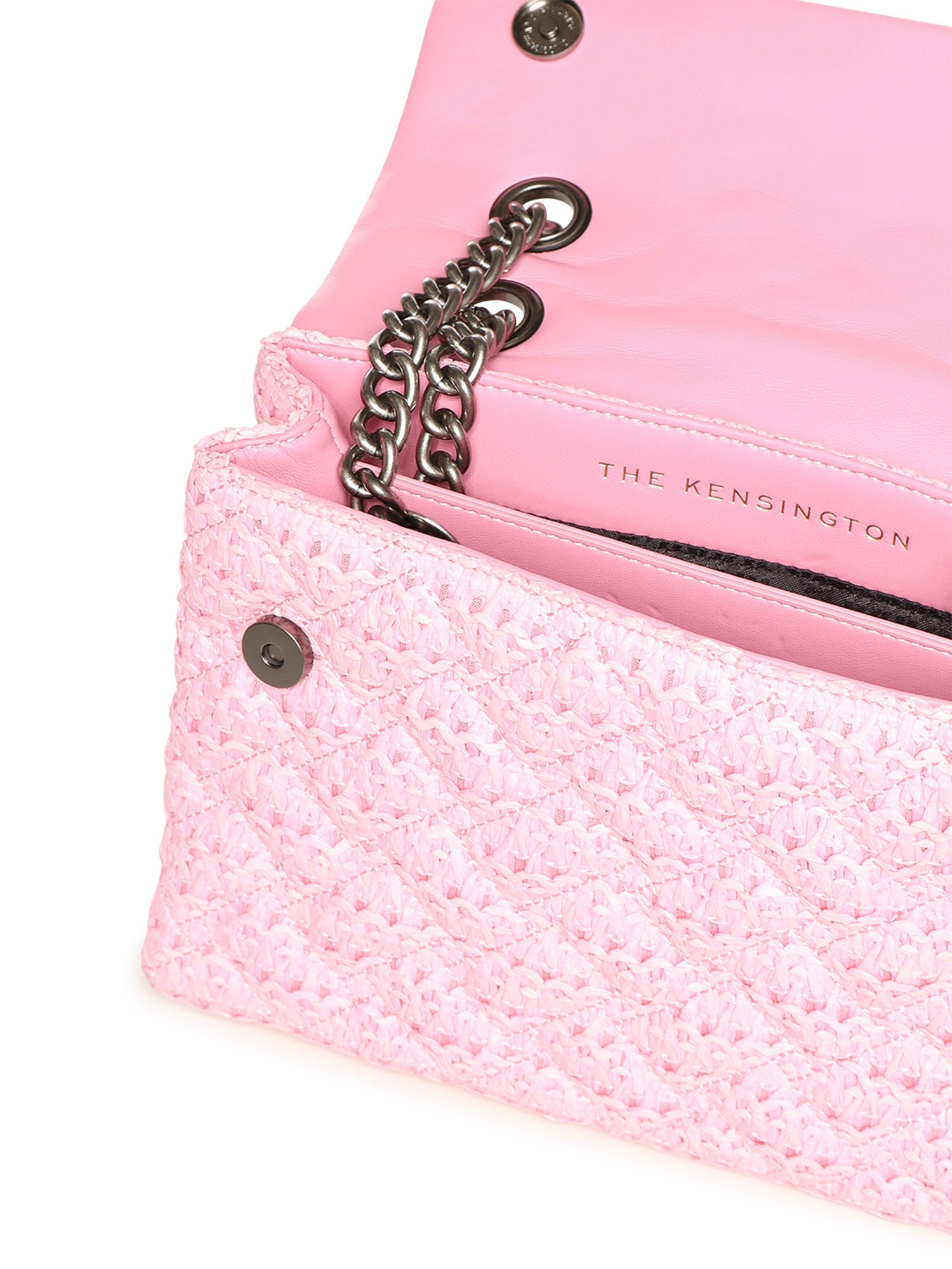 Borsa Kensington in rafia 5582698999 PINK KURT GEIGER 