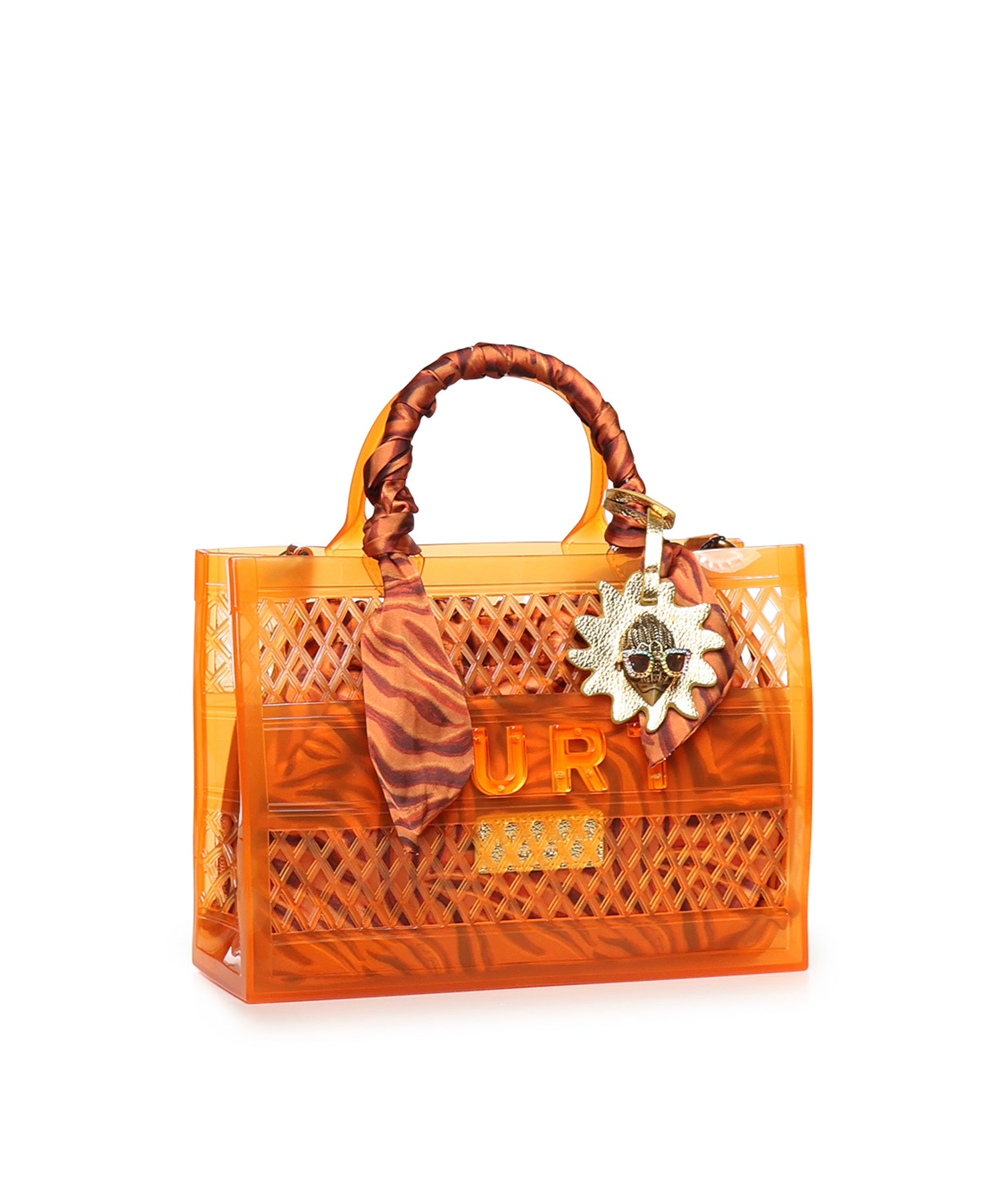 Borsa Jelly Tote in vinile 5585336999 TAN KURT GEIGER 