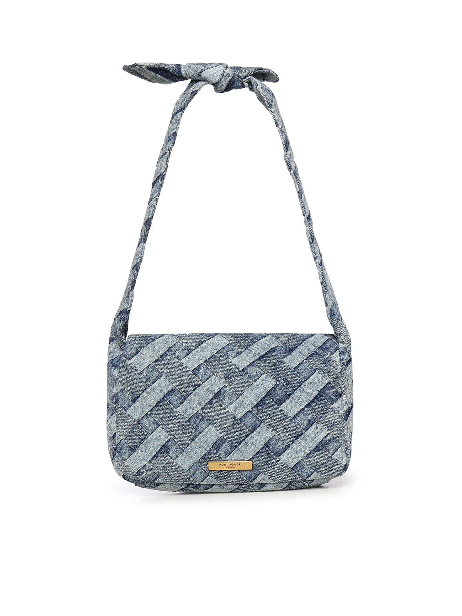 Borsa a spalla Kensington Knot 5586988669 DENIM/DENIM KURT GEIGER 