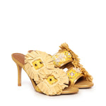 Mules in rafia 5595793999 YELLOW KURT GEIGER 