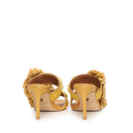 Mules in rafia 5595793999 YELLOW KURT GEIGER 