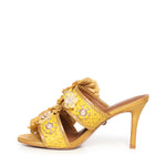 Mules in rafia 5595793999 YELLOW KURT GEIGER 