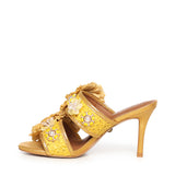 Mules in rafia 5595793999 YELLOW KURT GEIGER 