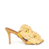 Mules in rafia 5595793999 YELLOW KURT GEIGER 