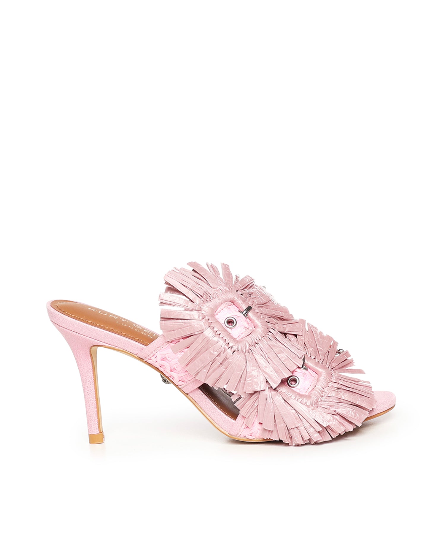 Mules in rafia 5595798999 PINK KURT GEIGER 