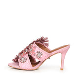 Mules in rafia 5595798999 PINK KURT GEIGER 