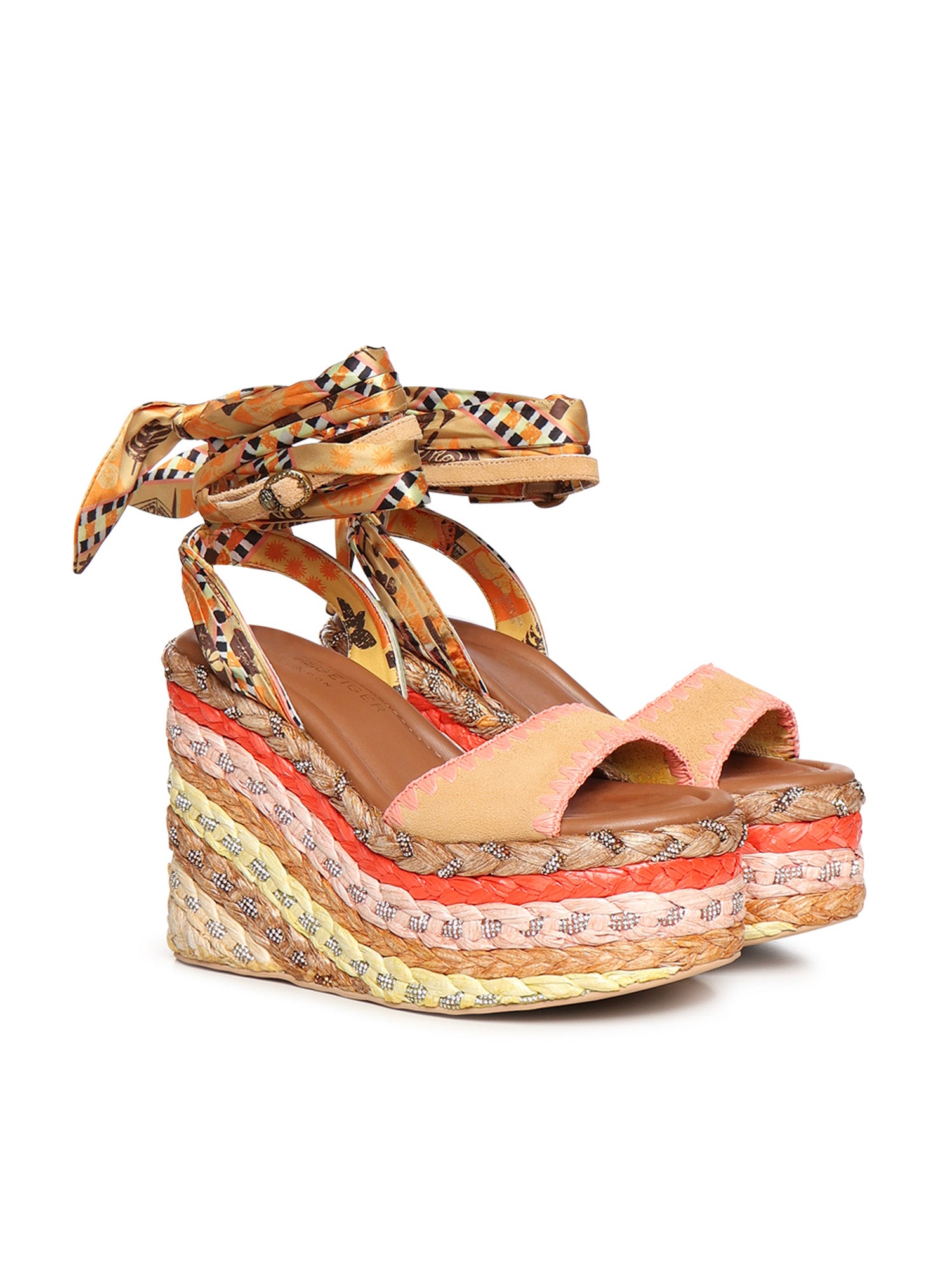 Sandali Chelsea con zeppa 5597294209 MUSTARD KURT GEIGER 
