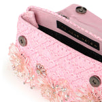 Borsa mini Kensington in rafia 5603498999 PINK KURT GEIGER 