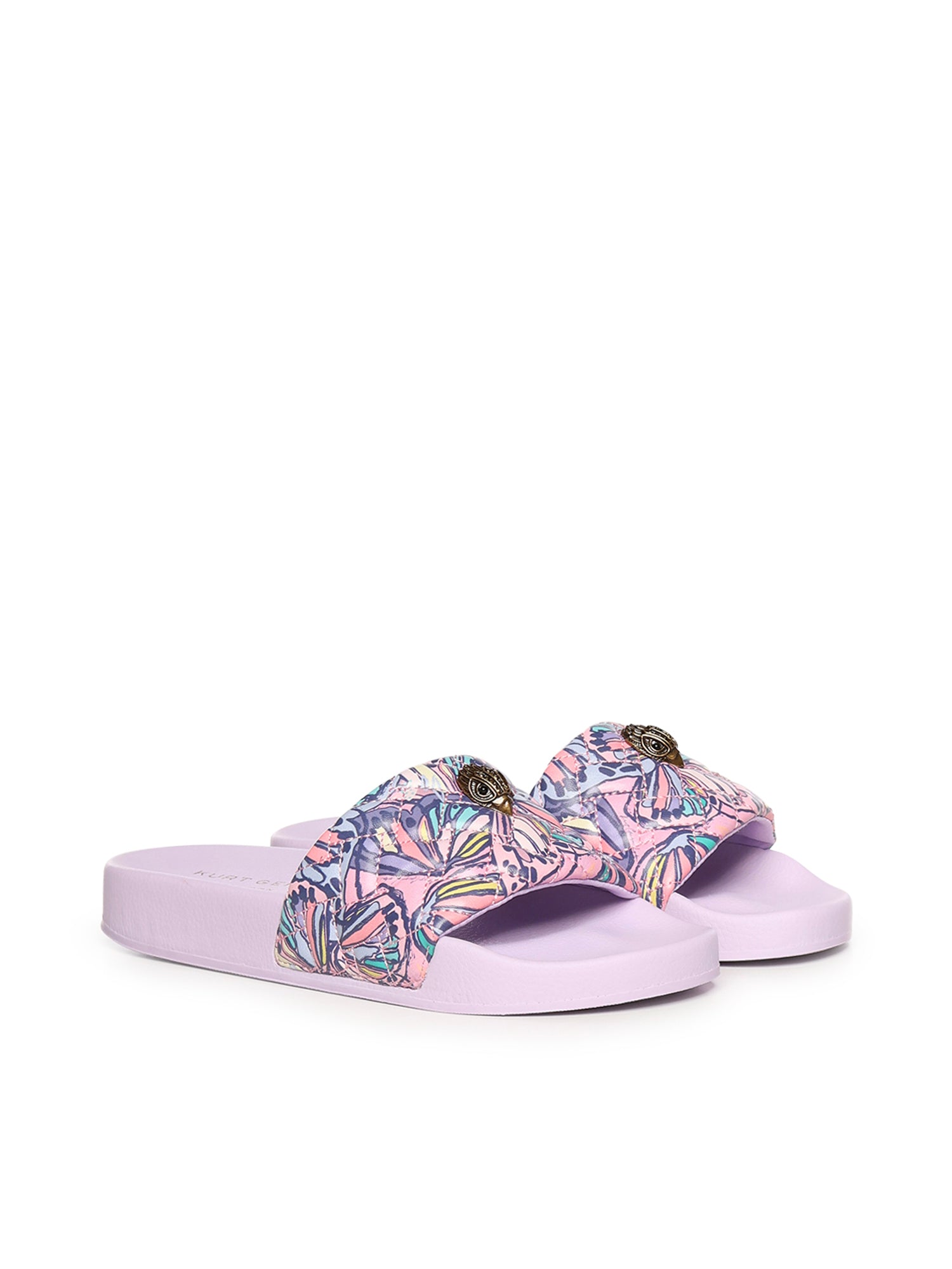 Slide Meena Eagle con logo 7400295999 LILAC KURT GEIGER 
