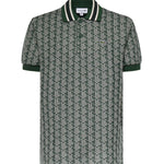 Polo in jacquard con monogramma DH1417 D1R LACOSTE 