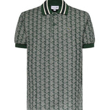 Polo in jacquard con monogramma DH1417 D1R LACOSTE 
