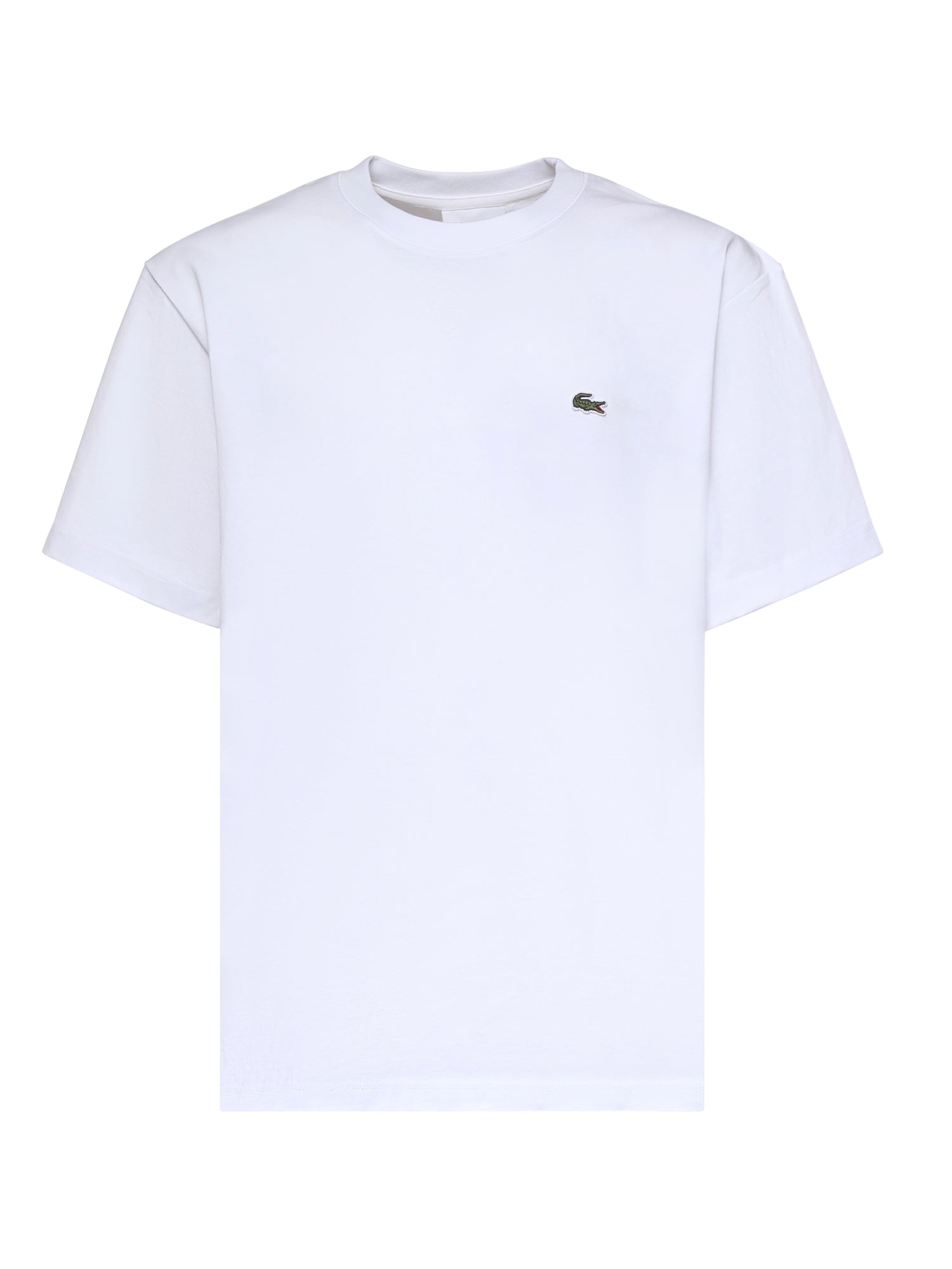 T-shirt in cotone con logo TH0876 001 LACOSTE 