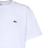 T-shirt in cotone con logo TH0876 001 LACOSTE 