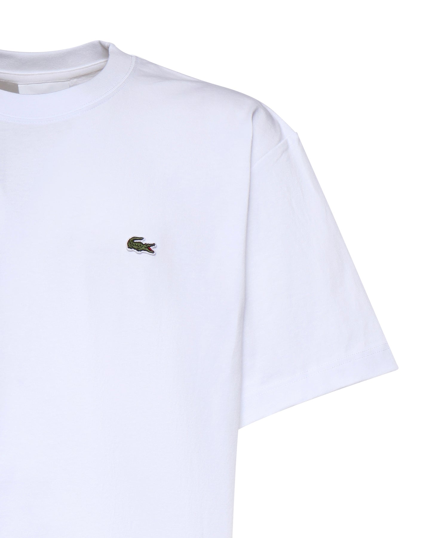 T-shirt in cotone con logo TH0876 001 LACOSTE 