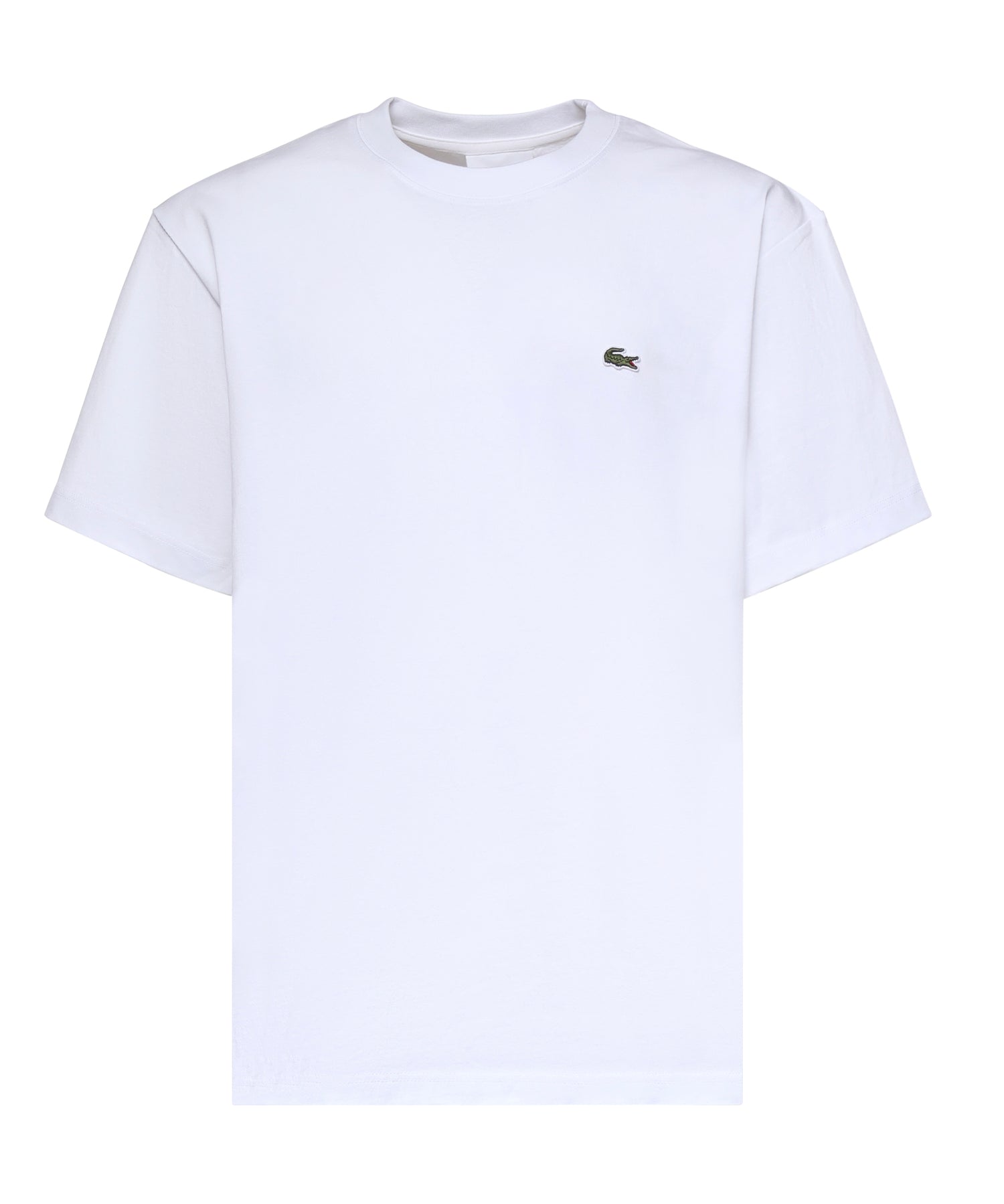 T-shirt in cotone con logo TH0876 001 LACOSTE 