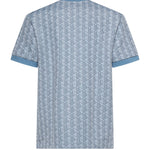 T-shirt in jacquard con monogramma<BR/> TH1197 1QI LACOSTE 