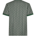 T-shirt in jacquard con monogramma<BR/> TH1197 D1R LACOSTE 
