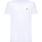 T-shirt in cotone con logo TH6709 001 LACOSTE 