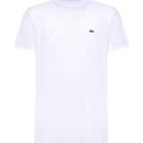 T-shirt in cotone con logo TH6709 001 LACOSTE 