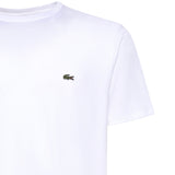 T-shirt in cotone con logo TH6709 001 LACOSTE 